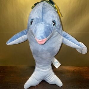 NEW Sea World Dolly Dolphin Plush Stuffed Animal Toy 17"‎
